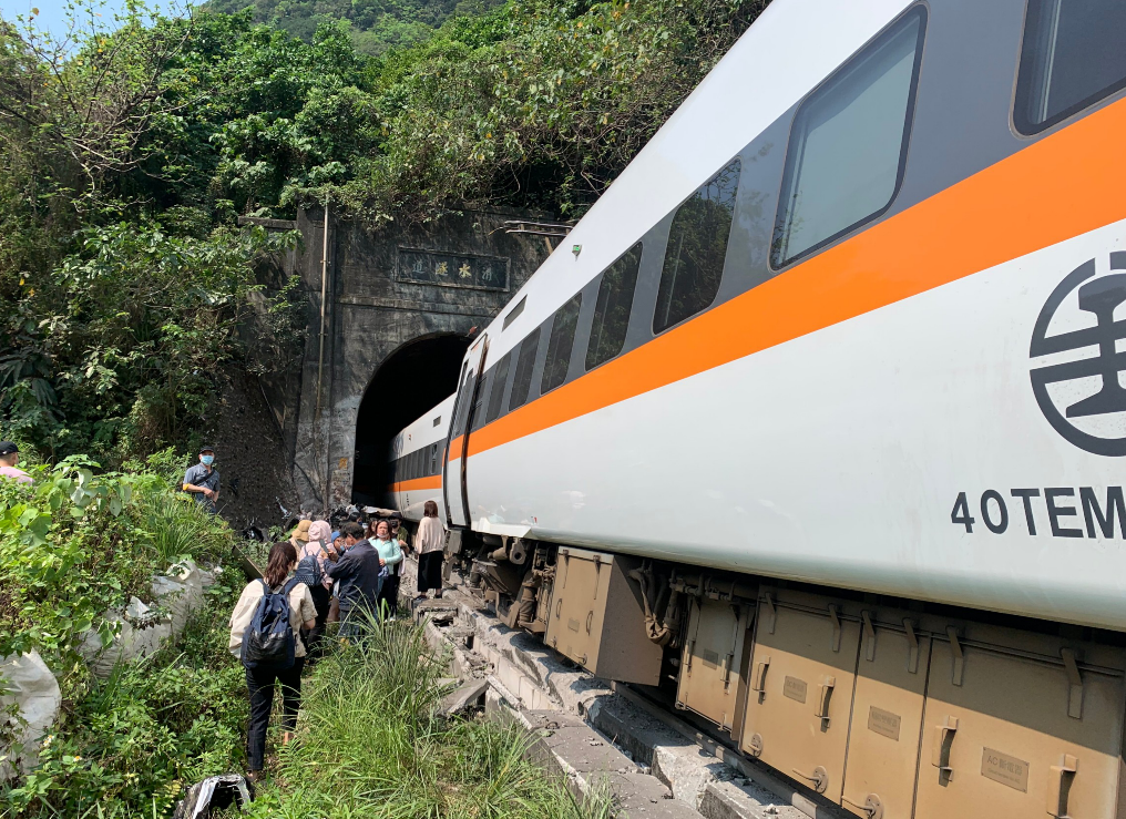 ▲台鐵太魯閣號事故造成嚴重死傷。 （新頭殼）