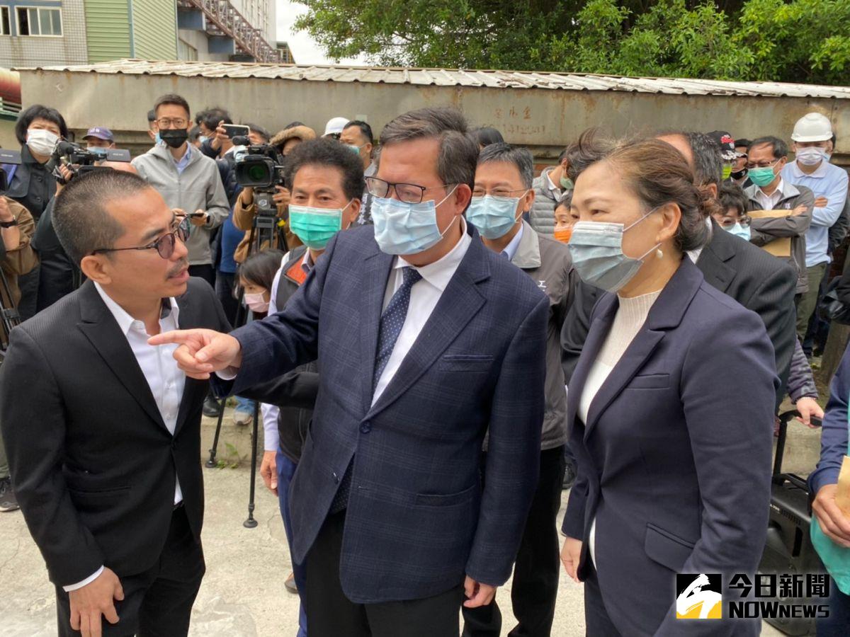 ▲王美花今天受訪時表示，中火3號機組是按照規定重新啟用，也都符合中央的法規。（圖／記者李春台攝，2021.04.06）