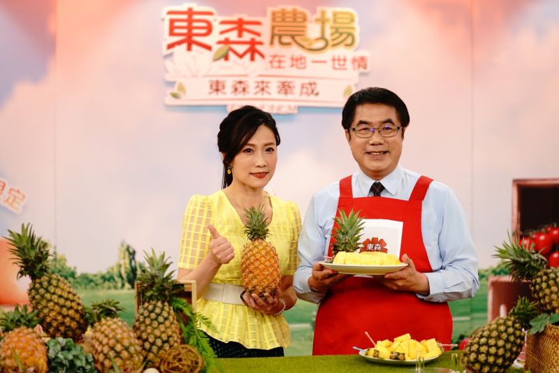 ▲黃偉哲已是台南農特產品的最佳代言人（圖／台南市政府提供）