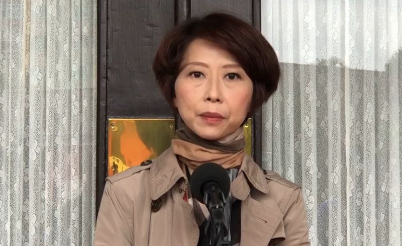 ▲民進黨立委陳亭妃重申她支持林佳龍請辭的決定。(圖/陳亭妃辦公室提供)