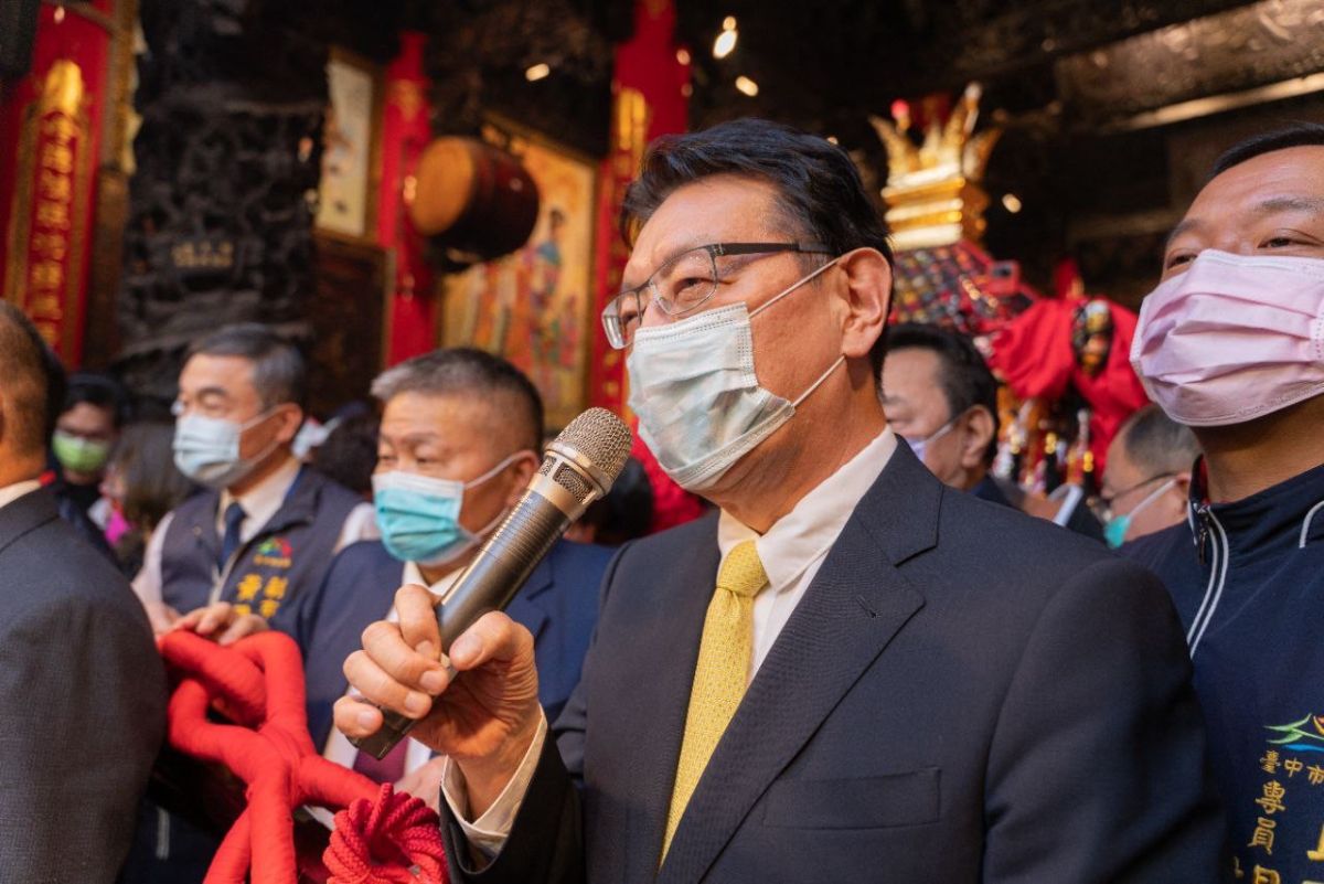 ▲中廣董事長趙少康參加大甲媽祖遶境。（圖/趙少康提供）