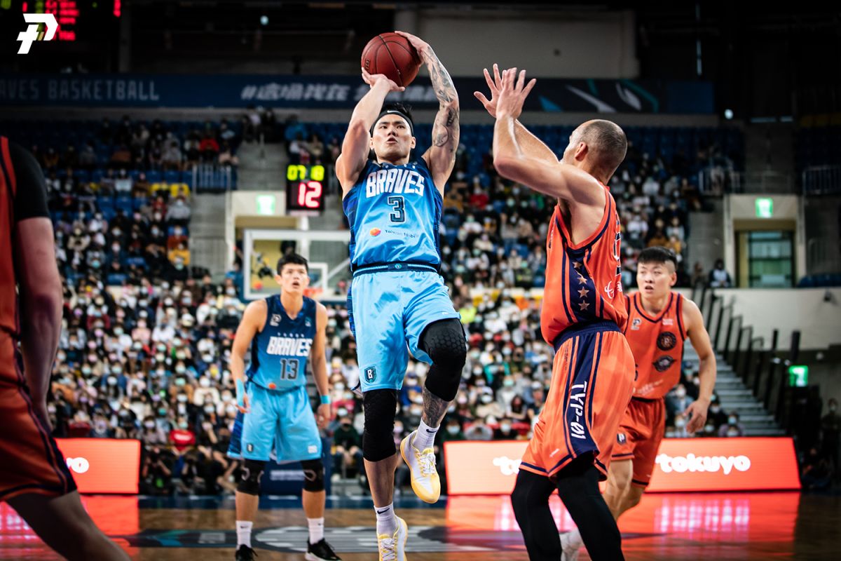 ▲富邦勇士張宗憲攻下團隊最高19分，率隊以117:101大勝，穩坐榜首坐收。（圖／P. LEAGUE+提供）