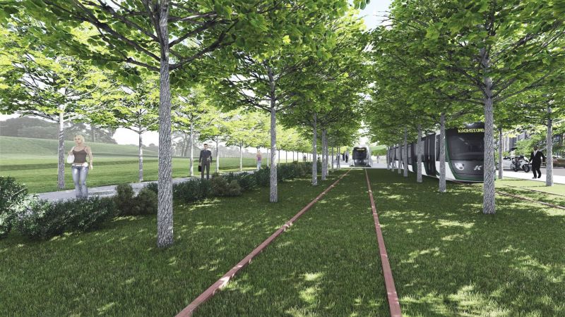 ▲▲捷運局表示輕軌二階美術館及大順路段,將與居民充分溝通創造多贏。(圖/高市府捷運局提供)
