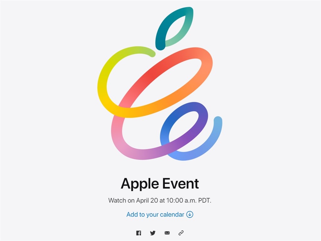 ▲Apple14日發出邀請函宣布，將於台灣時間21日凌晨1時舉辦線上發表會，外界預期可能推出新款iPad或全新配件AirTag。（圖/中央社）