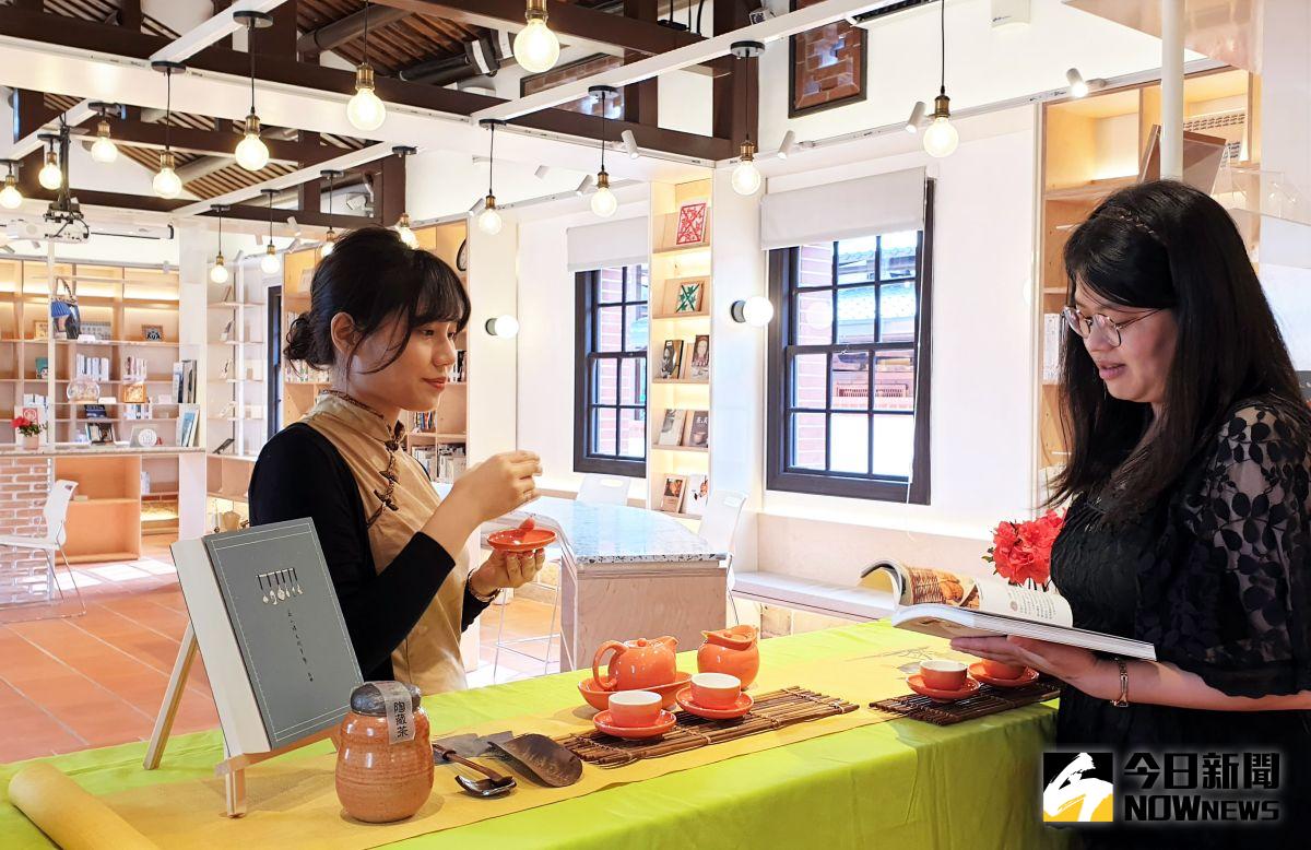 ▲百年歷史建築的五股「守讓堂」，17日於「伴山學堂」舉辦春日限定的「茶詩樂對話」茶會。（圖／記者陳志仁攝，2021.04.14）