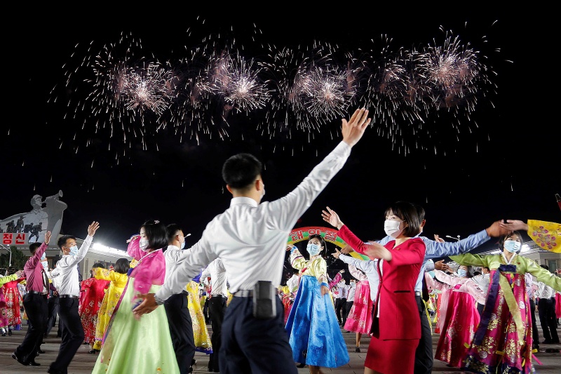 ▲北韓於15日大肆舉行相關慶祝活動，紀念金日成冥誕。（圖／美聯社／達志影像）