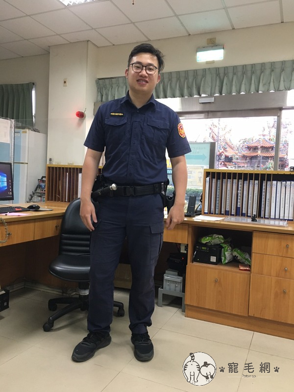 ▲湖街派出所的「孫郁勛」暖警(圖/高雄市政府警察局與湖街派出所授權提供)
