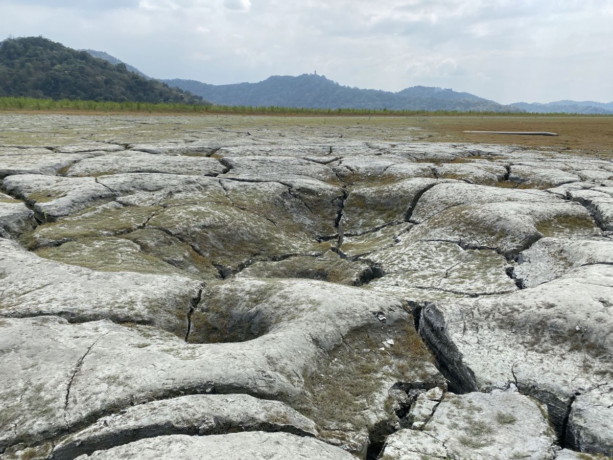 ▲南部缺水的態勢近期成為各界關注的消息，遲遲沒有明顯降雨的情況，令人擔憂民生用水供應出現問題。（圖／讀者提供）