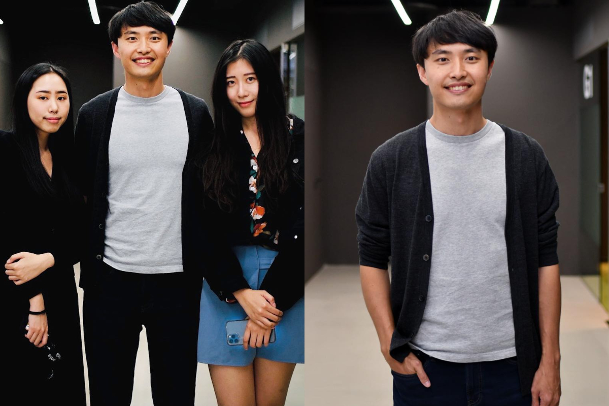 ▲本次《新移民看台灣》主持人Liana（右）和Joyce（左）此次邀請到在台灣最大的移工組織One Forty執行長Kevin（中）上節目，和大眾談談今年的大計畫。（圖／四方報攝於2021年4月）