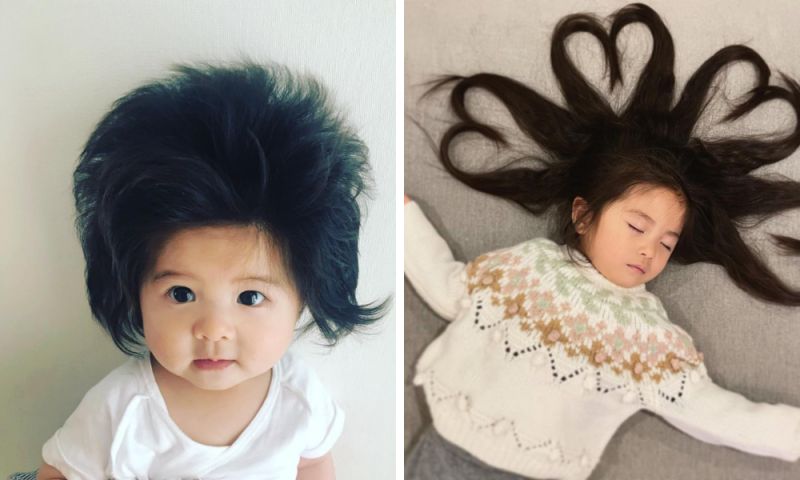 ▲日本超萌童星Chanco憑藉驚人髮量，在一歲時就成為網紅接遍廣告代言，更被粉絲譽為「炸毛寶寶」。（圖／翻攝自IG）