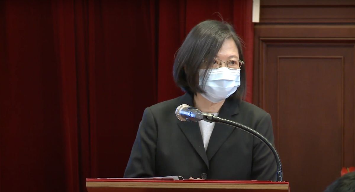 ▲新冠肺炎本土案例不斷增加，總統蔡英文呼籲，團結落實防疫是現在的第一要務。（圖／總統府提供）