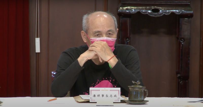 ▲珍愛藻礁公投發起人潘忠政今也有到場(圖/總統府提供