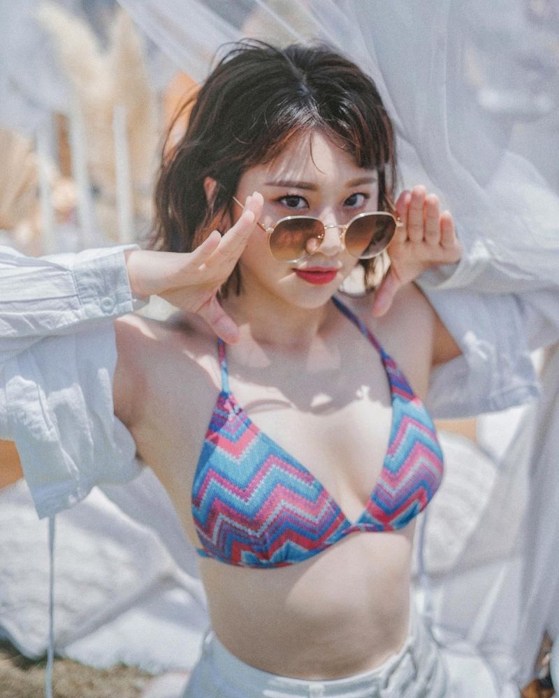 ▲焦凡凡連發多張比基尼照,讓粉絲大飽眼福。(圖/焦凡凡臉書)