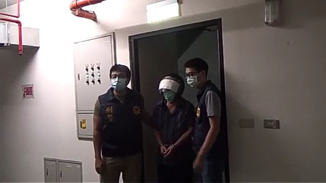 ▲警方循線在苓雅區逮捕羅嫌。(圖/翻攝畫面)