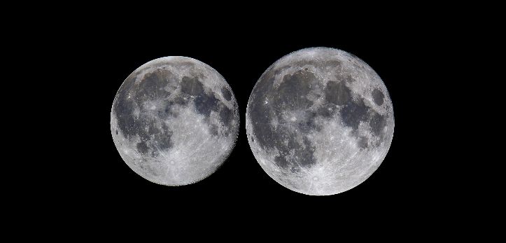 ▲台北市立天文館表示，這次超級月亮比一般滿月，距離地球近約7%，亮度也增加約15%，呼籲民眾把握機會，欣賞超級月亮。（圖/台北天文館提供）
