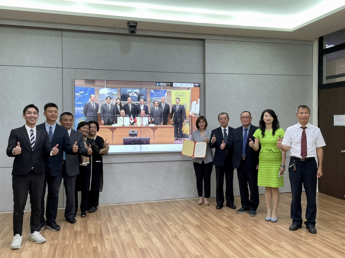 ▲屏東縣議會臺日友好議員聯盟與日本鹿兒島縣議會友好交流連盟，27日於屏東縣政府舉辦簽署合作備忘錄儀式。（圖／屏東縣政府提供, 2021.04.27）