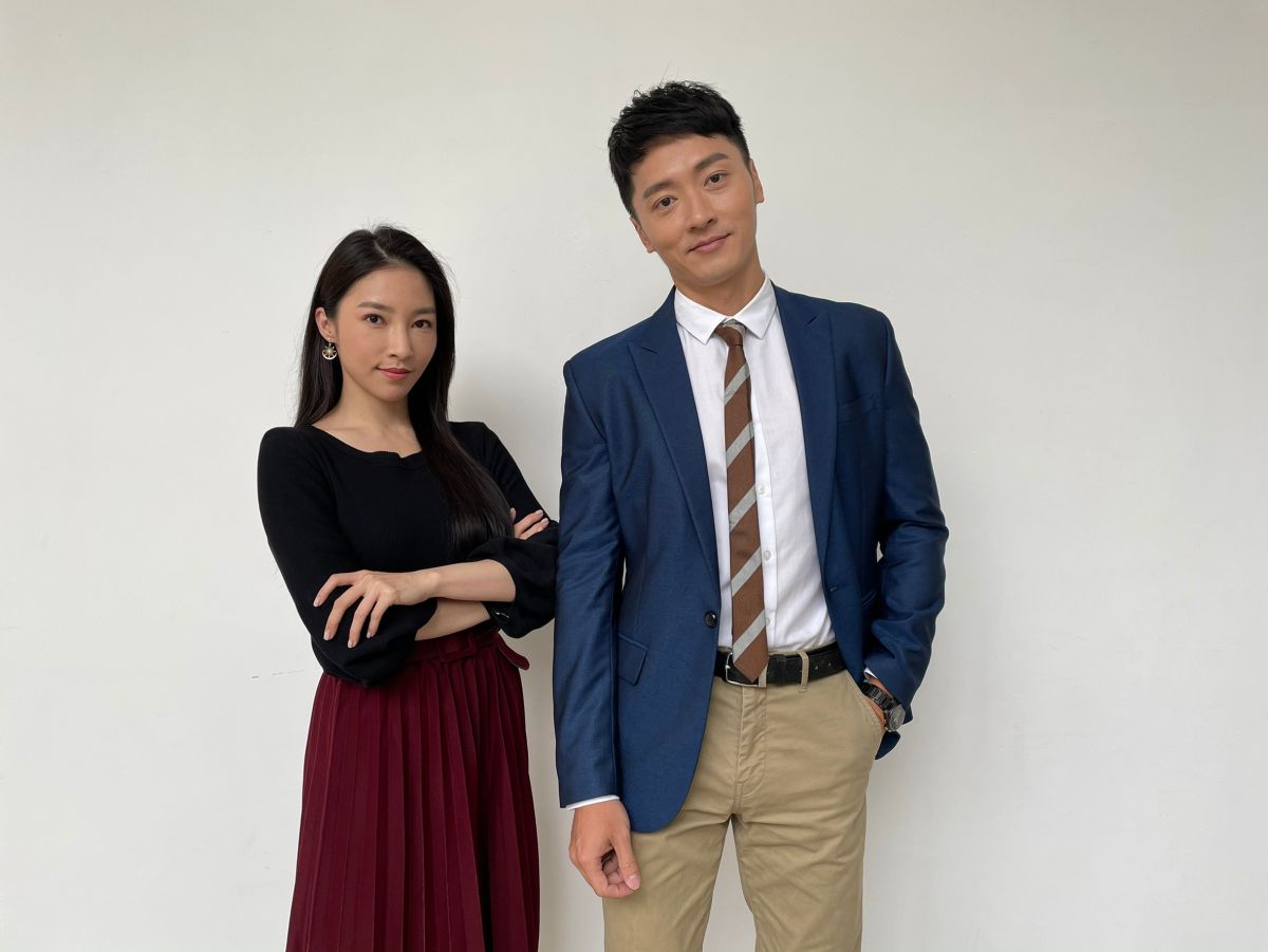 ▲張家瑋（左）跟馬俊麟傳出一起現身摩鐵。（圖／民視提供）