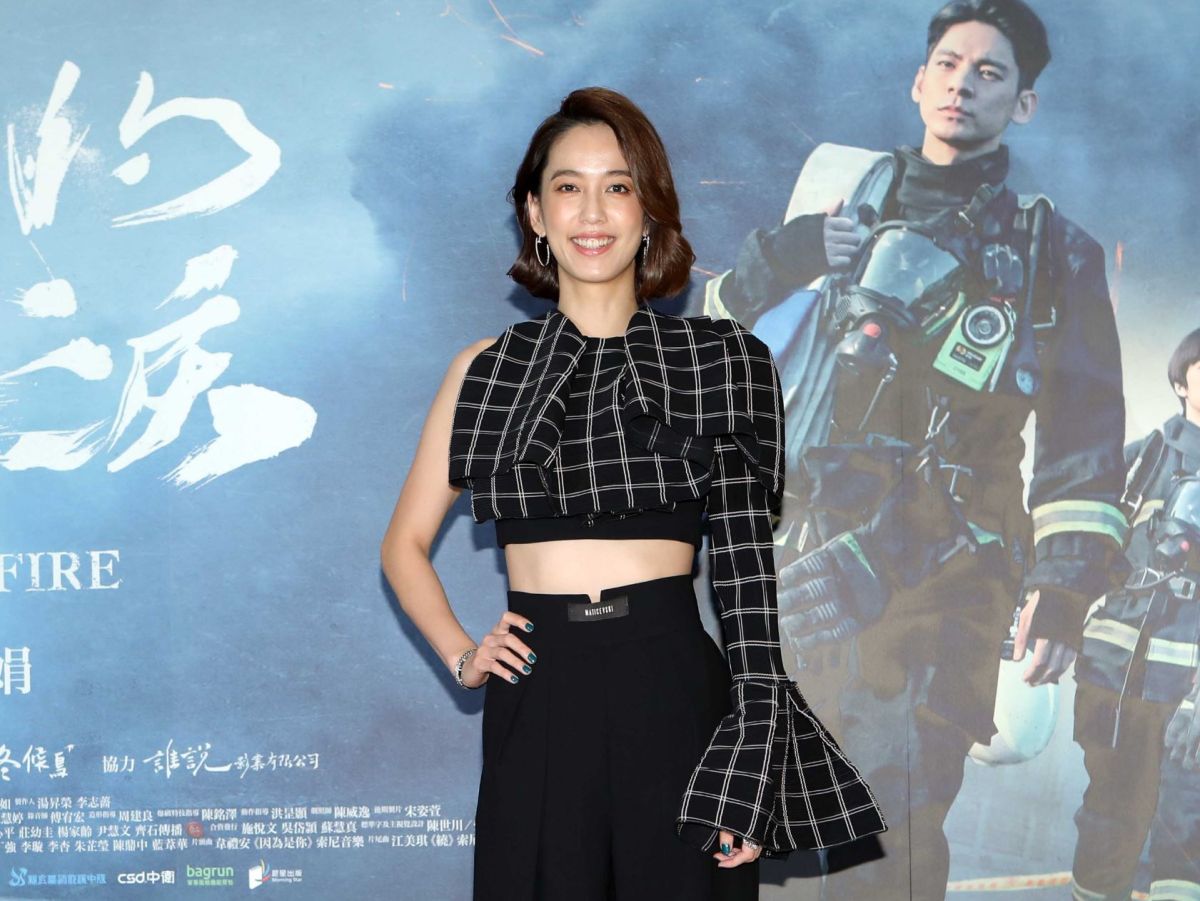 ▲陳庭妮增重扮演消防員。（圖／公共電視提供）