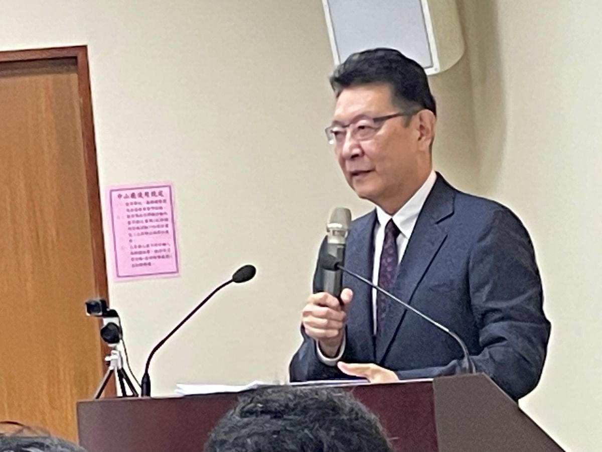 ▲中廣董事長趙少康今日到國民黨中常會演講，他表明，不會參選國民黨主席。（圖／記者余祥攝，2021.04.28）