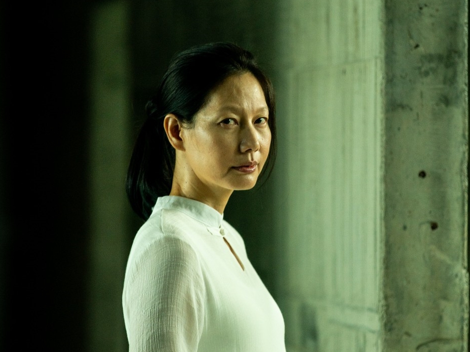 ▲丁寧為戲犧牲無眉演出。（圖／甲上）
