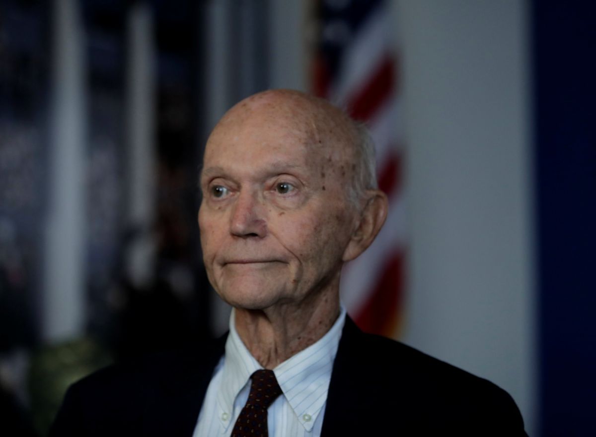 ▲美國太空人柯林斯的家屬表示，罹患癌症的柯林斯（MichaelCollins）已辭世，享耆壽90歲。柯林斯以曾參與阿波羅11號登月計畫為人所知。資料照。（圖／美聯社／達志影像）