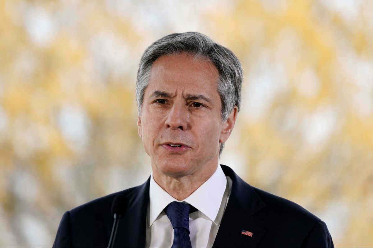 ▲美國國務布林肯近日在一場會議中提到，美國自去年開始陸續將部分中國官媒列為外國使團，是因它們協北京造謠，破壞民主和新聞自由。資料照。（圖／美聯社／達志影像）