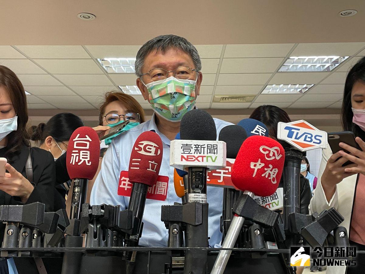 ▲傳「重量級」市議員涉松山分局之亂，台北市長柯文哲表示，有多少證據說多少話。（圖／記者丁上程攝，2021.04.29）