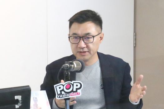 ▲國民黨主席江啟臣說，若有機會不排除赴陸訪問，兩岸對話各政黨都要努力。（圖／POP radio提供）