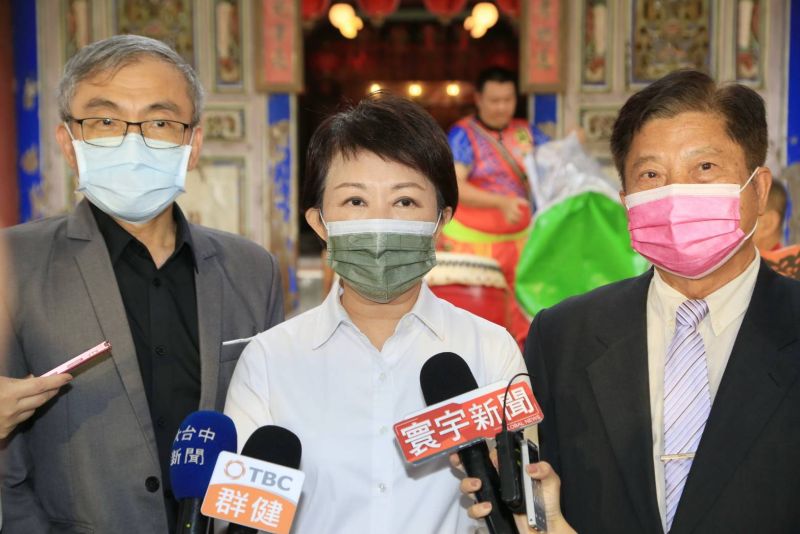 ▲市長盧秀燕盼蔡總統支持台中抗空污(圖/市政府提供2021.4.29)