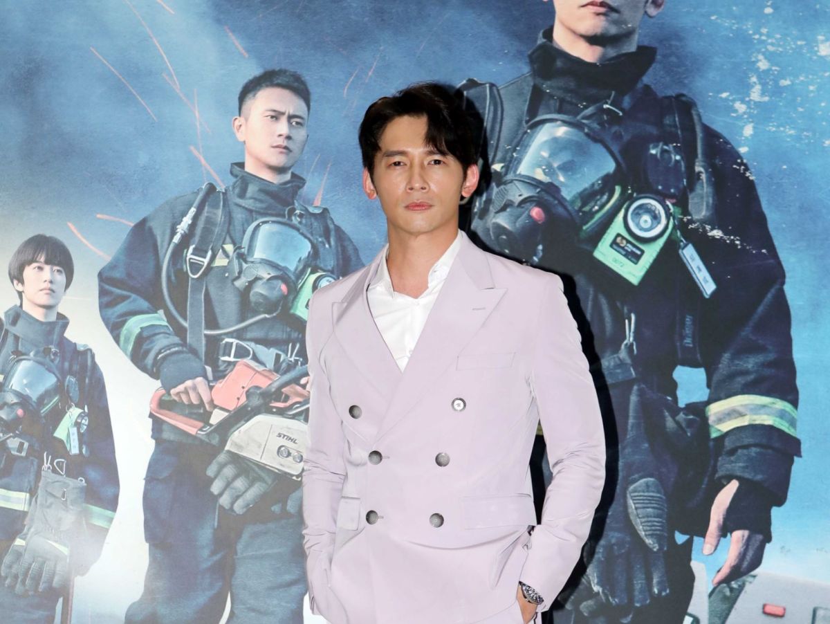 ▲溫昇豪《火神的眼淚》太入戲，路邊見消防員救火噴淚。（圖／公共電視、myVideo提供）