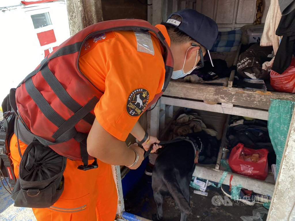 ▲海巡署南部分署30日上午查獲漁船「泰吉興」和「常興」號的船艙密室內藏有大量私菸，總量達8萬1050包，市值約新台幣300多萬元。（海巡署南部分署提供）中央社記者洪學廣傳真 110年4月30日