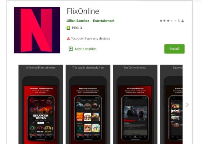 ▲有一款全新的 Android 惡意軟體主打免費觀看 Netflix，更提供了「免費訂閱2個月」的超誘人方案，而這款惡意軟體名為「FlixOnline」。（圖／翻攝自Check Point Research）