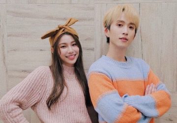 ▲邱鋒澤（右）與采子（左）先前常在IG上秀出好感情，沒想到卻慘遭劈腿。（圖／翻攝邱鋒澤IG）