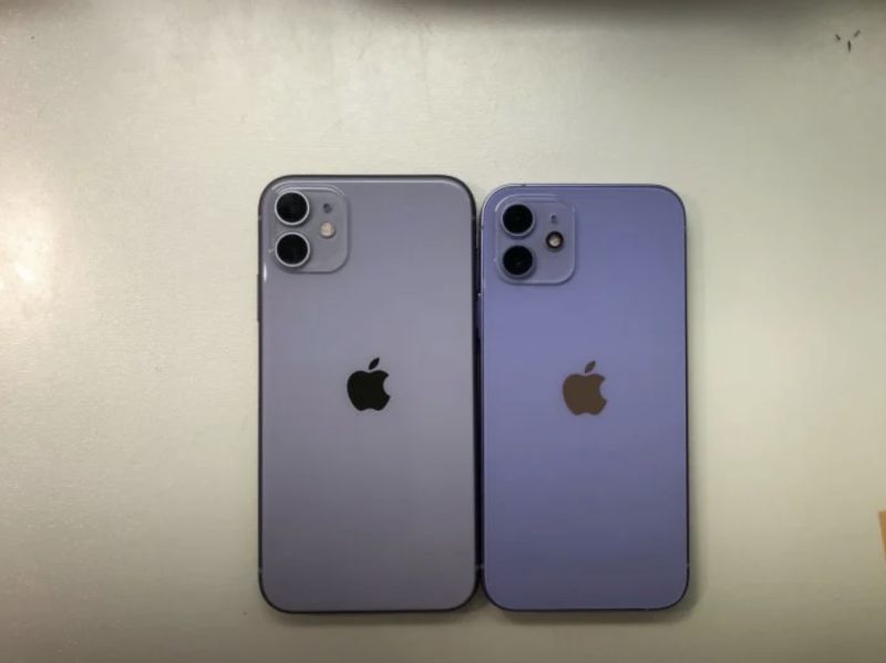 ▲綜合大多數人的看法，發現「方形的手感」和「邊框」是iPhone12紫色勝出的重點。（圖／翻攝自網路論壇《Dcard》）