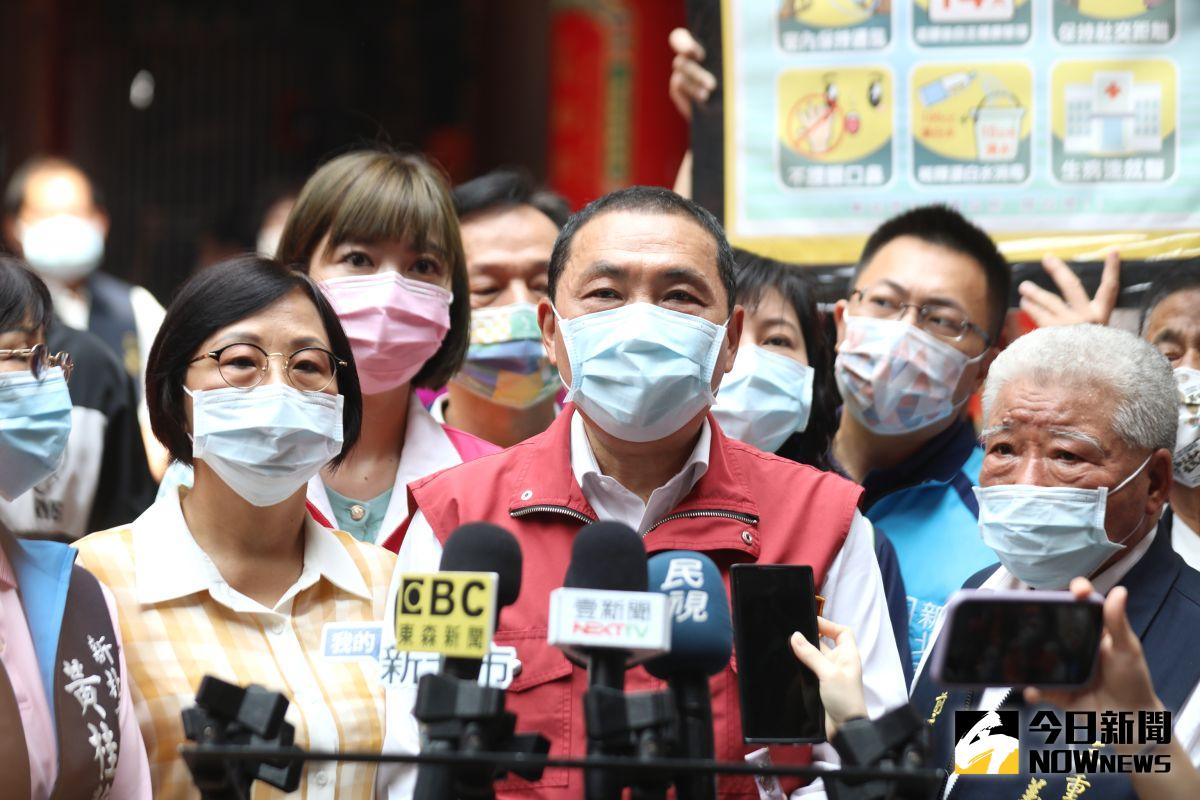 ▲曾任警政署長的侯友宜直指，「黑道幫派太囂張了吧！」全國的警察一定要團結起來，毫不手軟的全力打擊挑戰公權力不法分子。（圖／記者陳志仁攝，2021.05.04）