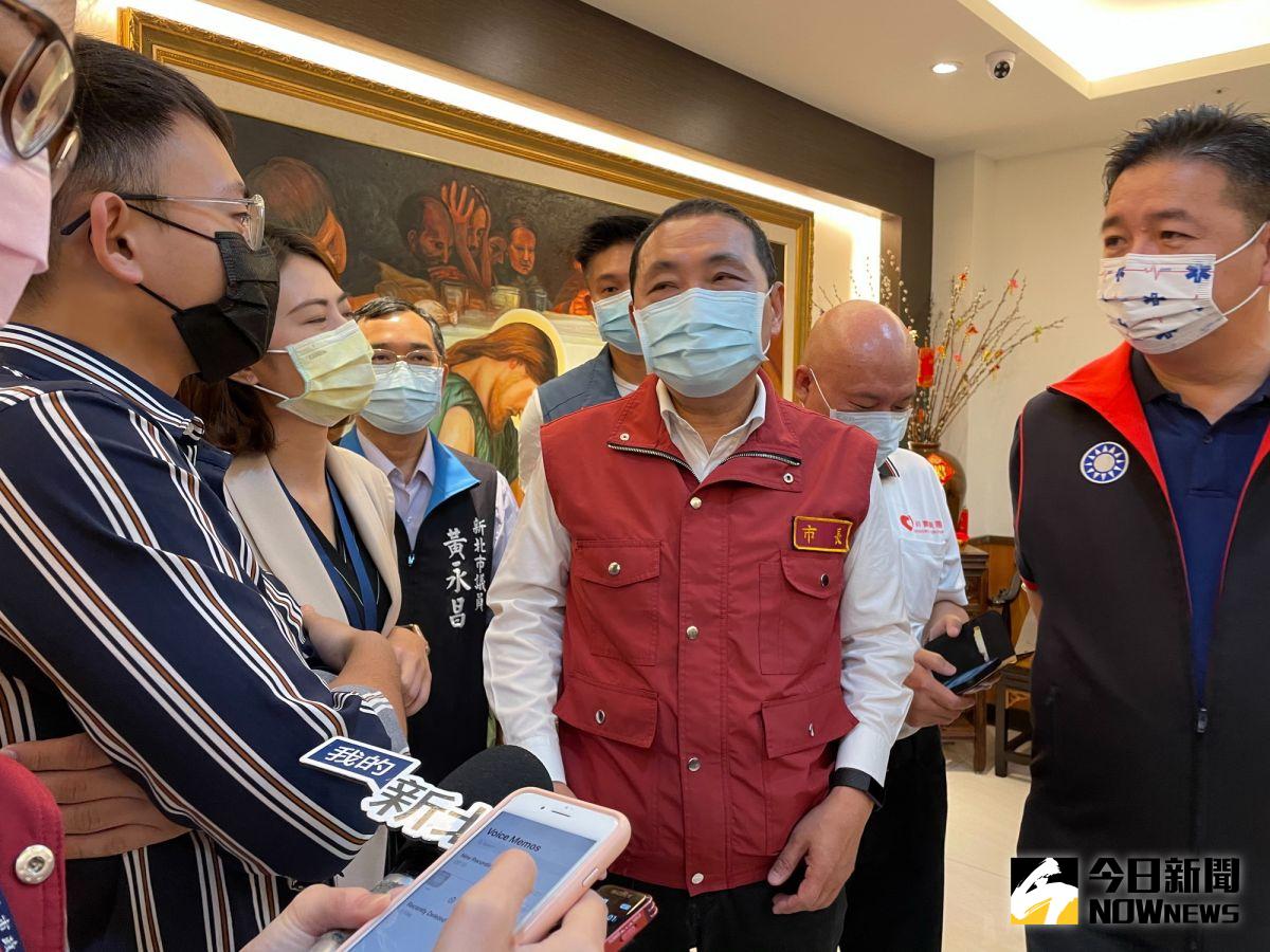 ▲新北市長侯友宜強調，中央快速的通知、地方快速扛起責任，才能並肩作戰的讓防疫到位。（圖／記者陳志仁攝，2021.05.06）