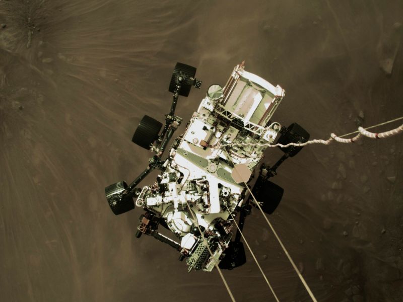 ▲美國太空總署（NASA）的火星探測車「毅力號」（Perseverance）。（圖／美聯社／達志影像）