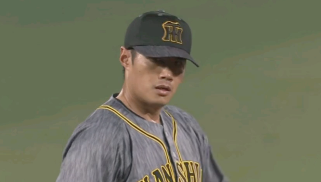 ▲阪神虎隊陳偉殷。（圖／取自ＢＳ1）