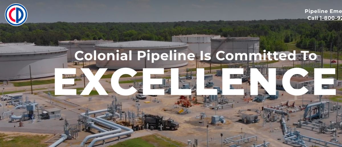 ▲美國頂尖燃油管線營運業者殖民管線（Colonial Pipeline）遭網路攻擊後已關閉整個網絡。（圖／翻攝自官網）