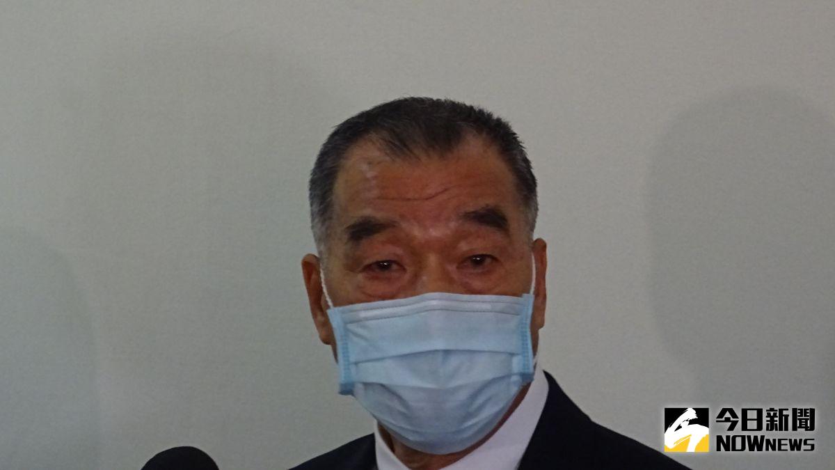 ▲國防部長邱國正證實國軍採購美豬。(圖 /記者呂炯昌，2021.05.10)