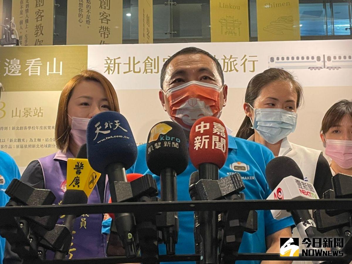 ▲新北市長侯友宜今（10）日強調，台灣有責任、義務及權利跟世界衛生組織站在一起，與衛生聯盟來守護全世界的健康。（圖／記者陳志仁攝，2021.05.10）