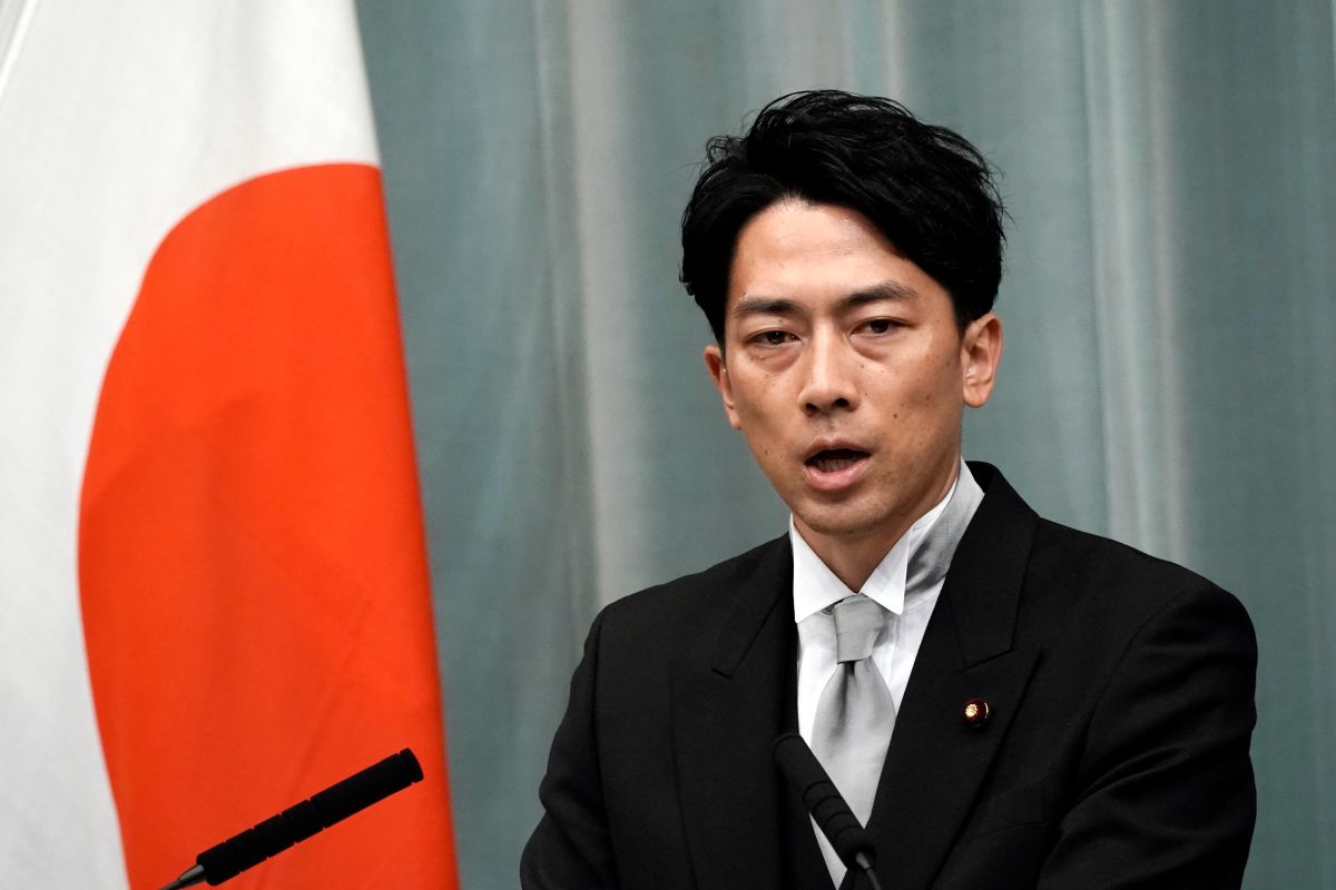 ▲日本環境大臣小泉進次郎驚傳發燒向國會請假驗病毒。（圖／美聯社／達志影像）