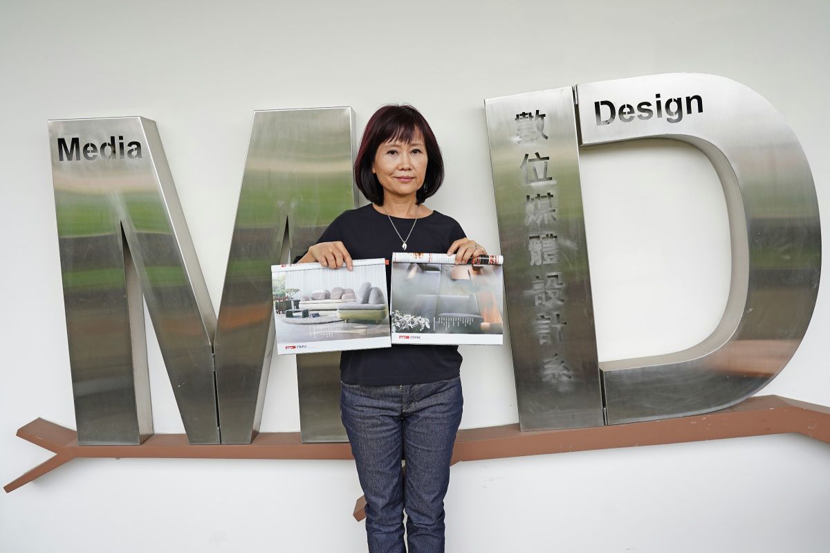 ▲修平科大馮文君教師是國內外一級設計競賽常勝軍，今年先後包辦德國雙料設計大獎。（圖／修平提供）