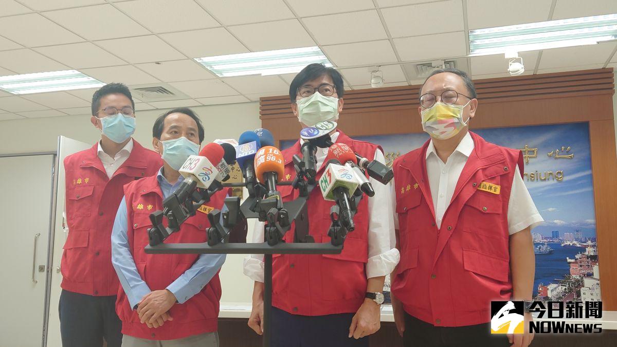 ▲停電強碰下班時間，高雄市長陳其邁表示，希望市民配合交通員警的指揮，共體時艱。（圖／記者鄭婷襄攝，2021.05.13）