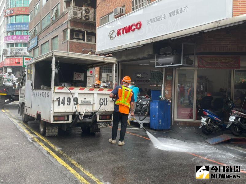▲新北市從14日的上午10點起,進行全市24小時的總動員大清消。(圖/記者陳志仁攝,2021.05.14)