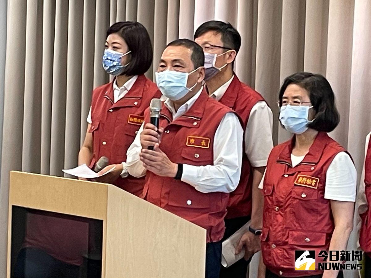 ▲侯友宜強調，只要專家學者認定是高風險的區塊、傳播速度快，必要的時候就會設置快篩站。（圖／記者陳志仁攝，2021.05.14）