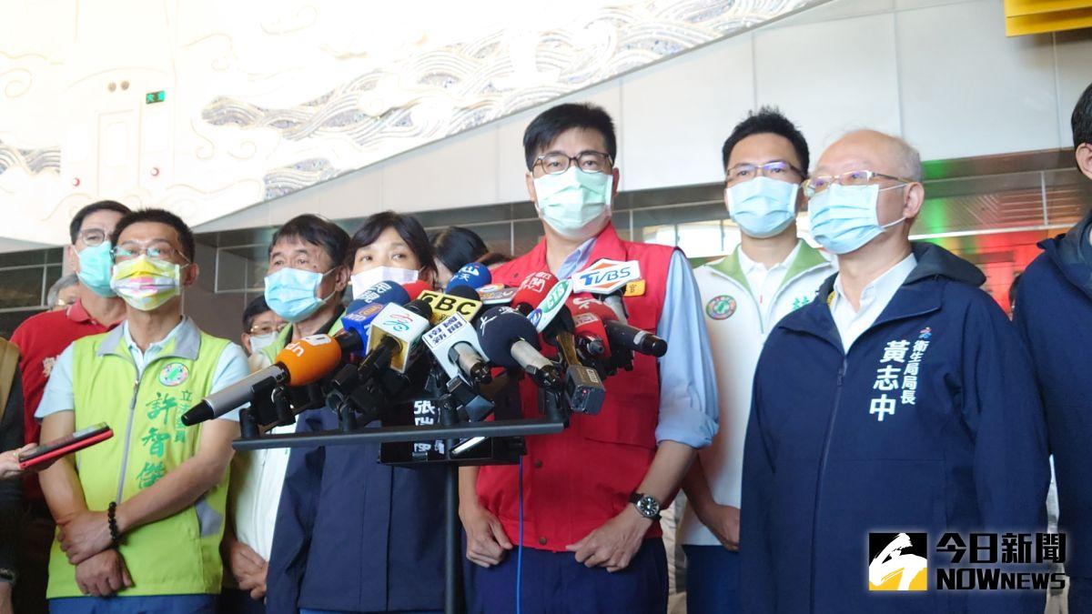 ▲陳其邁宣布高雄進入準三級防疫準備。（圖／記者鄭婷襄攝，2021.05.15）