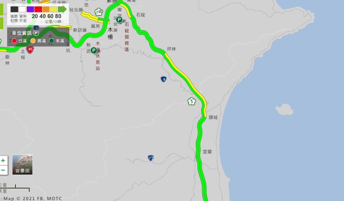 ▲受疫情影響，國道5號今（16）日交通一路順暢。（圖／擷取自交通部高公局官網）