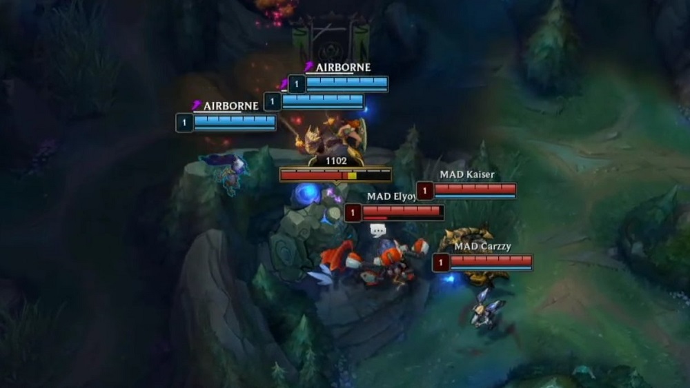 ▲PSG打出成功的一級團戰。（圖／翻攝自LOL Esports）