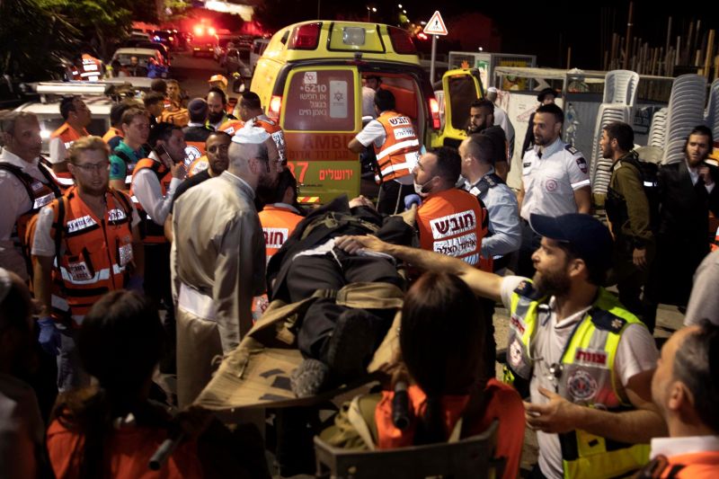 ▲以色列醫療救護組織指出，約旦河西岸猶太人屯墾區吉瓦特基夫（Givat Zeev）一座猶太教堂，16日發生看台座位區倒塌事故，造成至少2人死亡、超過100人受傷。（圖／美聯社／達志影像）
